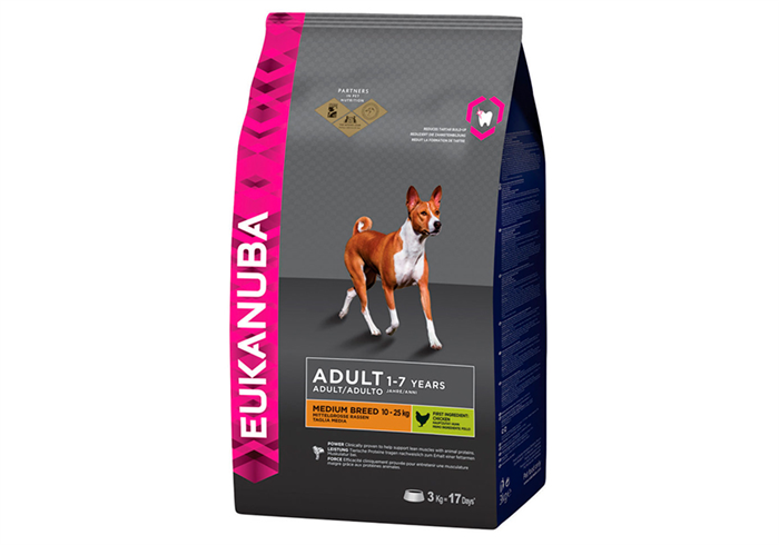 Eukanuba adult dog курица для собак