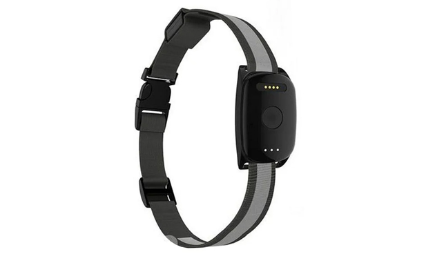 Ошейник с GPS-трекером для собак и кошек (черный)