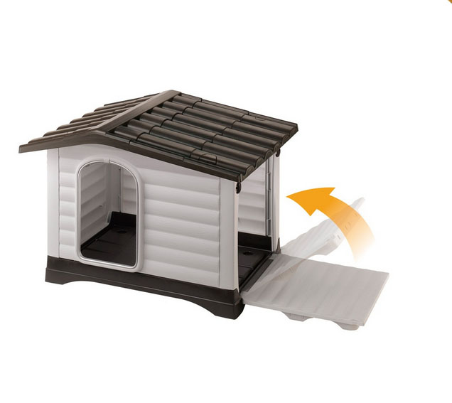 Ferplast домик для собак из пластика с регулируемой боковой стенкой, в ассортименте, ferplast